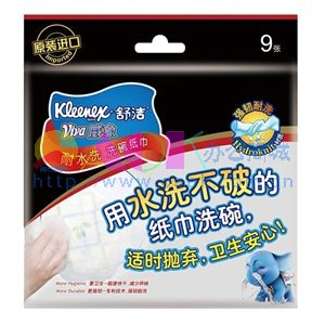舒洁viva威象耐水洗洗碗纸巾 9张