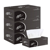 清风 200抽 商用盒装面巾纸 206*195mm（3盒/提）