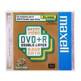 麦克赛尔 DVD+R 光盘 8.5G（单面双层）8X[单片装]