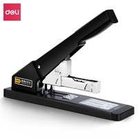 得力0396重型订书机适配23/6~23/23订书钉210页 黑色