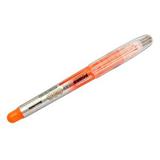 白雪 直液式荧光笔 笔头斧型 5.0mm<橙色>
