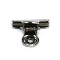 得力 19mm银色圆形铁票夹（筒装）36只/筒