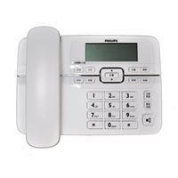 飞利浦 CORD118 大屏幕 免电池工作来电显示电话机(白色)
