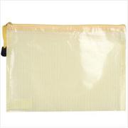 Sunwood三木 A5规格.PVC网格袋 C4525(12个/包）-黄色